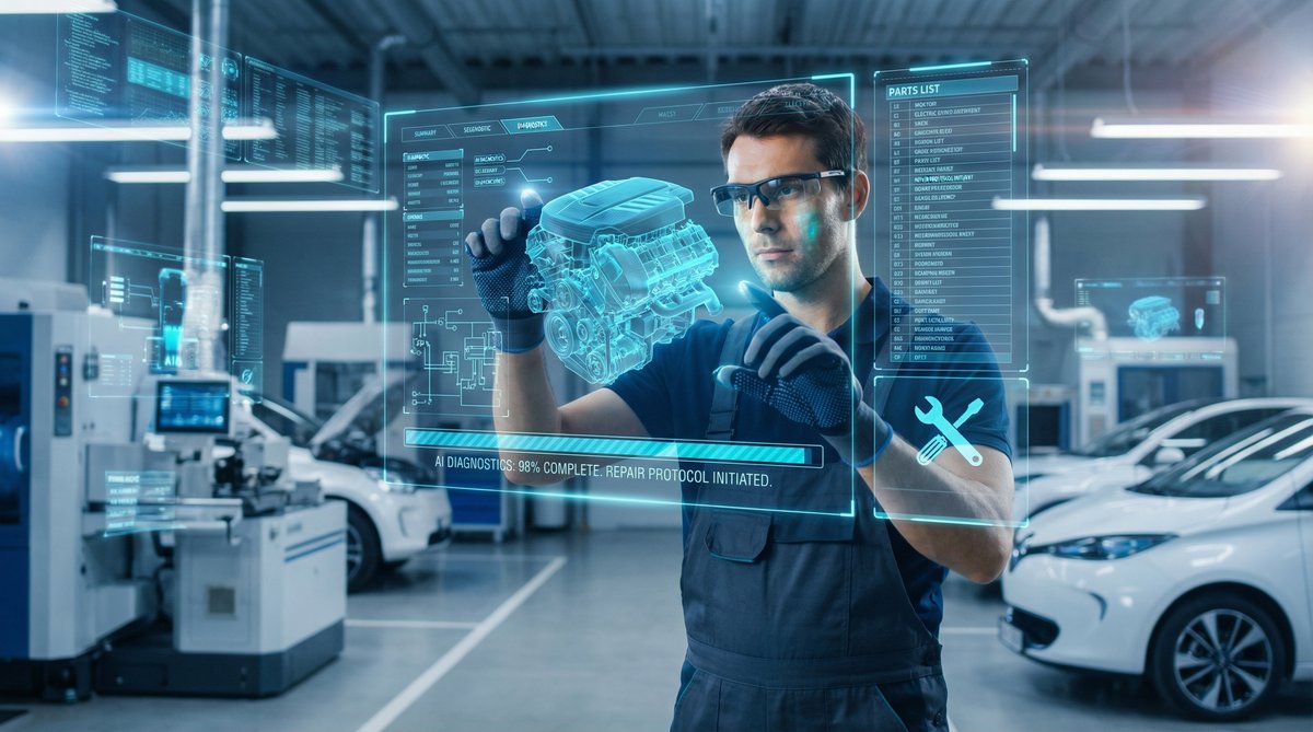 天美AI修车视频技术